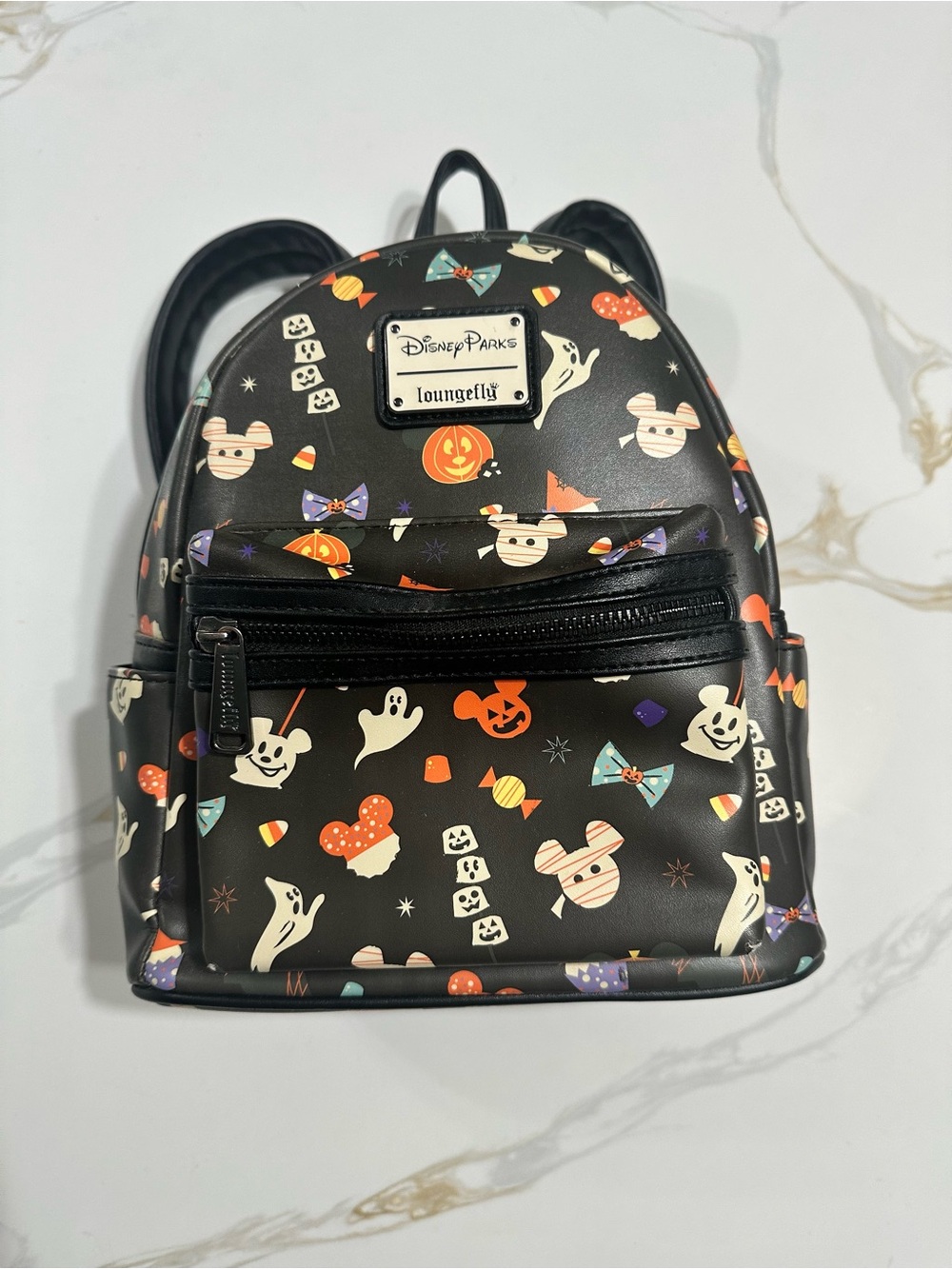 Disney Parks Loungefly Halloween treats Mini Backpack - Black
